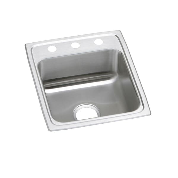 Elkay Pacemaker Stainless Steel 17 X 20 X 7-1/8 Single Bowl Top Mount Sink PSR1720MR2 - main